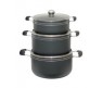 KINELCO STOCK POT SET X3PCS