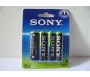 SONY ALKALINE BATTERY AA X4