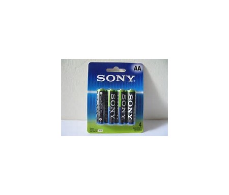 SONY ALKALINE BATTERY AA X4