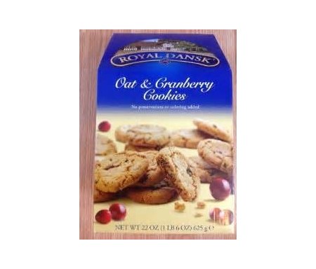 ROYAL DANSK OAT & CRANBERRY COOKIES