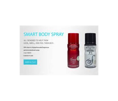 SMART COLLECTION BODY SPRAY ORGANZA 150ML