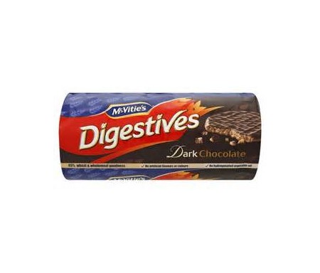 MCVITIE'S DIGESTIVE DARK CHOCOLATE BISCUITS