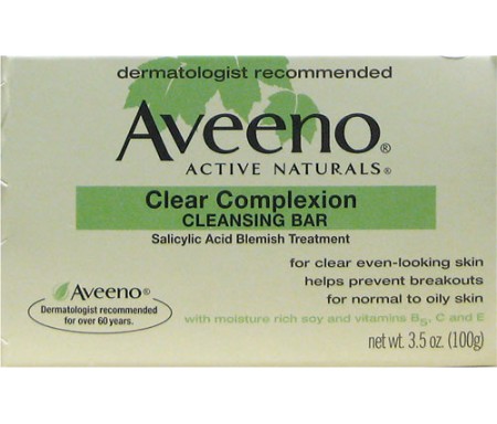 AVEENO CLEAR COMPLEXION CLEANSING BAR 100G