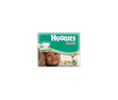 HUGGIES GOLD SIZE 4 - 18 COUNT