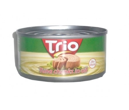 TRIO TUNA CHUNKS IN OIL 170G