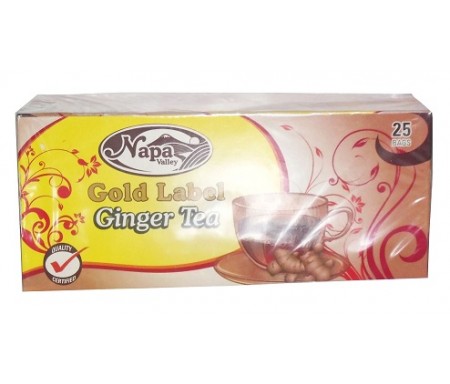 NAPA GOLD LABEL GINGER TEA - 25 BAGS