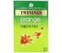 TWININGS ORANGE & LOTUS FLOWER GREEN TEA - 40G