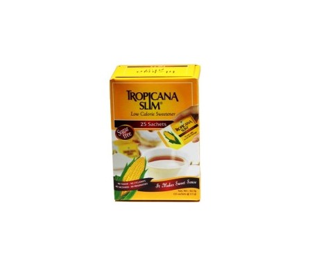 TROPICANA SLIM LOW CALORIE SWEETENER 25 SACHETS 