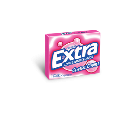 WRIGLEY'S EXTRA CLASSIC BUBBLE