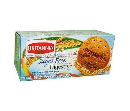 BRITANNIA - SUGAR FREE DIGESTIVE BISCUIT - 350G