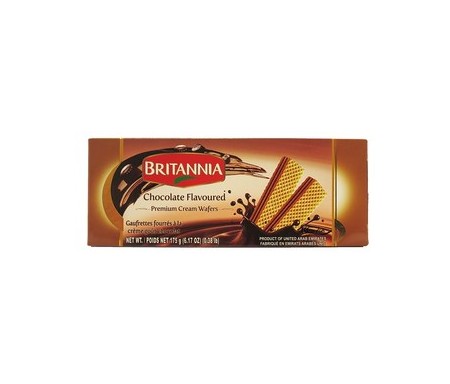 BRITANNIA CHOCOLATE FLAVOURED WAFER - 175G