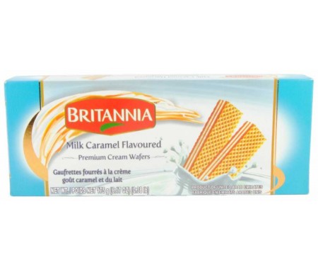 BRITANNIA MILK CARAMEL FLAVOURED WAFER - 175G