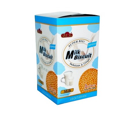 PAPA HUT (VEGETARIAN) MILK BISCUIT- 3 X 7PCS - 200G