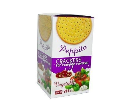 PAPA HUT PEPPITO CRACKER (VEGETABLE) - 200G