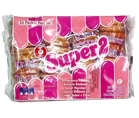 SUPER 2 STAWBERRY BISCUIT 600G