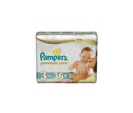 PAMPERS PREMIUM CARE - 3 MINI - 36 COUNTS