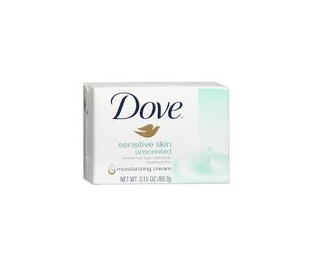 DOVE SENSITIVE SKIN UNSCENTED BAR 120G