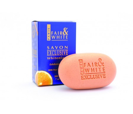 FAIR & WHITE EXCLUSIVE WHITENIZER SAVON ANTISEPTIQUE SOAP WITH VIT. C 80G