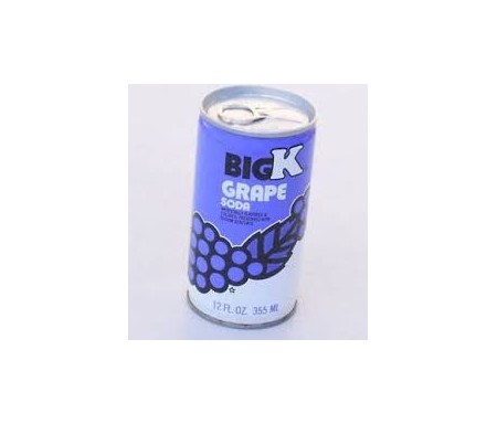 BIG K GRAPE SODA DRINK 354ML