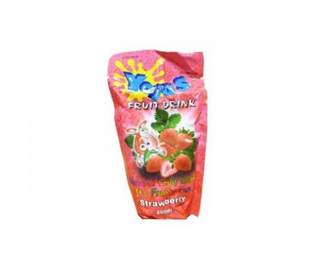 YOJUS FRUIT DRINK STRAWBERRY 200ML