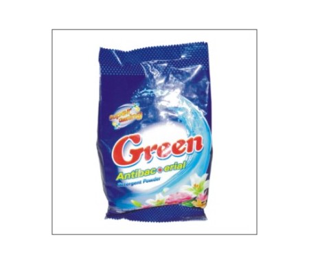 GREEN DETERGENT POWDER LEMON FRESH SCENT 1000G