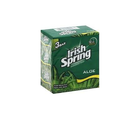 IRISH SPRING ALOE SOAP 113G (X3)