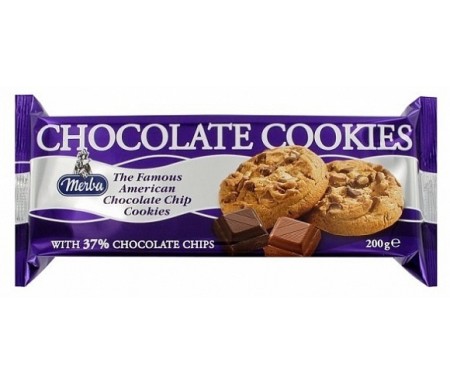 MERBA CHOCOLATE COOKIES 200G