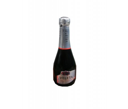 VELETA SPARKLING RED GRAPE FRUIT DRINK 37.5CL