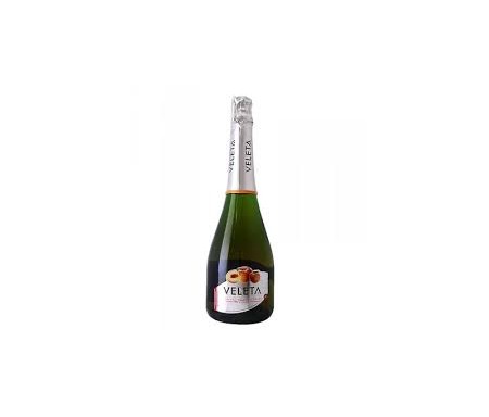 VELETA NON-ALCOHOLIC SPARKLING PEACH FRUIT DRINK 75CL