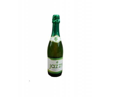 JAZZY NON-ALCOHOLIC SPARKLING WHITE GRAPE DRINK 0.75L