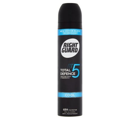 RIGHT GUARD 5 TOTAL DEFENCE COOL 250ML 