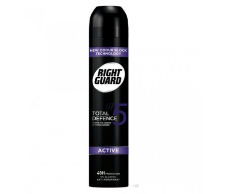 RIGHT GUARD 5 TOTAL DEFENCE ACTIVE 250ML 