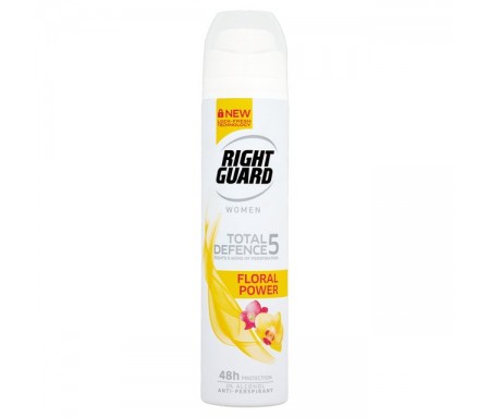 RIGHT GUARD TOTAL DEFENCE 5 FLORAL 250ML 