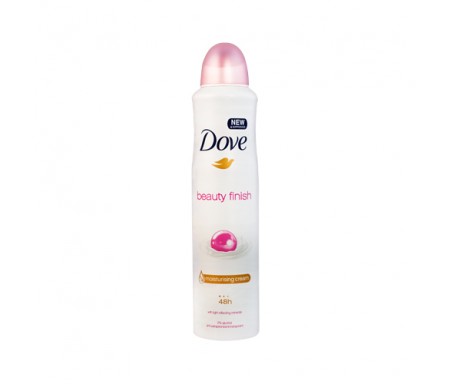 DOVE BEAUTY FINISH MOISTURISING CREAM WITH LIGHT REFLECTING MINERALS BODY SPRAY 250ML 