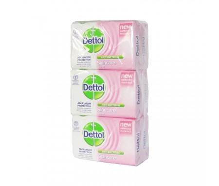 PKT DETTOL ANTI-BACTERIAL SKINCARE SOAP 110G X6