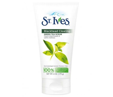 ST. IVES BLACKHEAD CLEARING GREEN TEA SCRUB 170G 