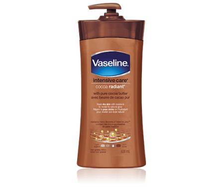 VASELINE INTENSIVE CARE COCOA RADIANT WITH PURE COCOA BUTTER 600ML 