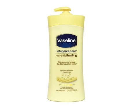 VASELINE INTENSIVE CARE ESSENTIAL HEALING 600ML 