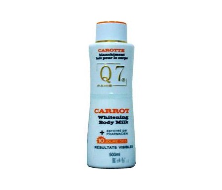 Q7 CARROT WHITENING BODY MILK 500ML