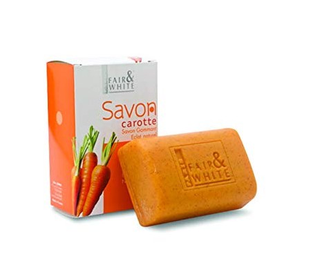 FAIR & WHITE EXFOLIATING NATURAL RADIANCE SAVON CARROT SOAP 200G