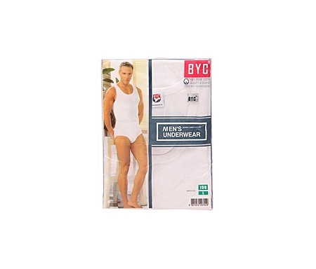 BYC 100% PURE COTTON QUALITY & COMFORT MEN UNDERWEAR SINGLET 95 M 