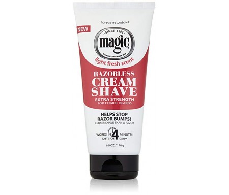 MAGIC RAZORLESS CREAM SHAVE EXTRA STRENGTH 170G