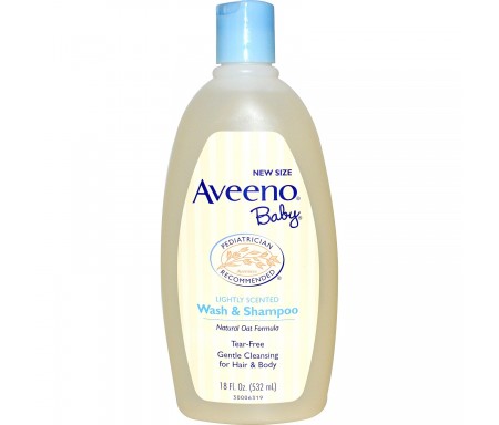 AVEENO BABY WASH & SHAMPOO 532ML 