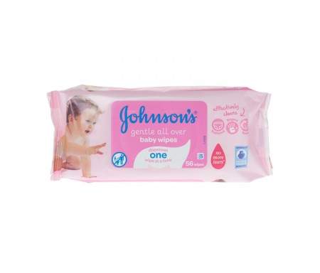 JOHNSON'S BABY GENTLE CLEANSING - 56 WIPES