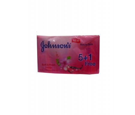 PKT JOHNSON'S SOFT & FRESH BABY SOAP 125G X6