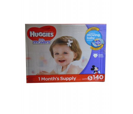 PK HUGGIES LITTLE MOVERS SIZE 5 -140