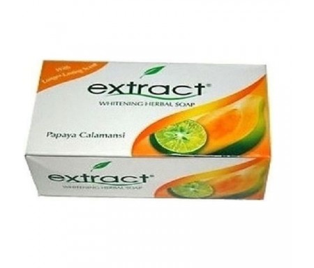 EXTRACT WHITENING HERBAL SOAP PAPAYA CALAMANSI 125G 