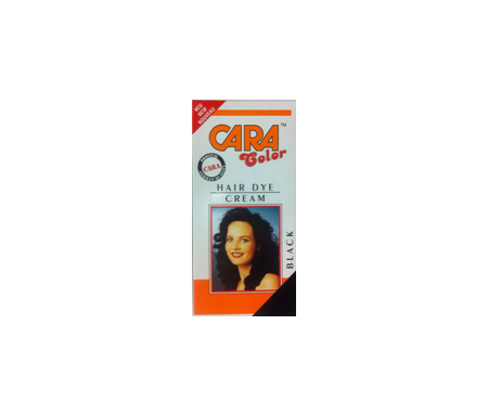 CARA COLOR HAIR DYE CREAM (BLACK) 60ML