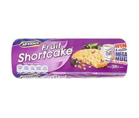 MCVITIE'S FRUIT SHORTCAKE 200G