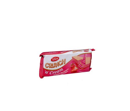 TIFFANY CRUNCH 'N' CREAM WAFER STRAWBERRY 76G